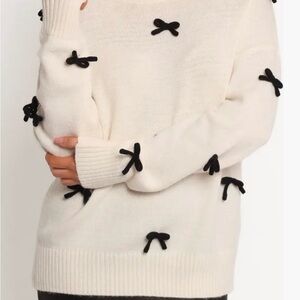 Petal & Pup Sweater with Bows